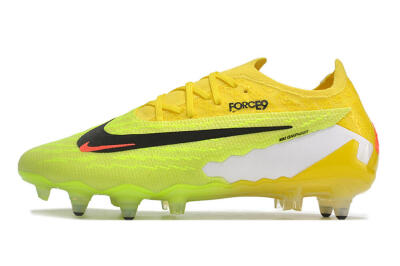 Nike Phantom GX Elite Link Pro SG Soft Ground Soccer Cleats - Yellow/Green/Black/White