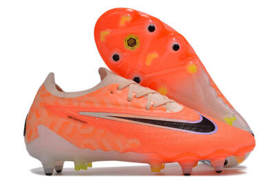 Nike Phantom GX Elite Link Pro SG Soft Ground Soccer Cleats - Pink/Black/Purple