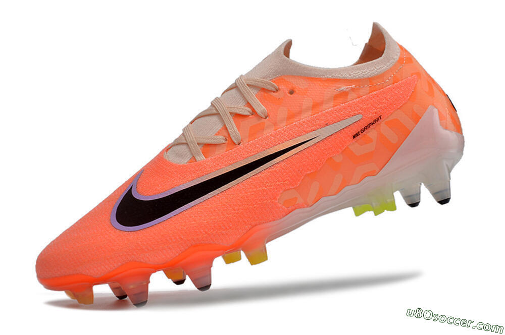 Nike Phantom GX Elite Link Pro SG Soft Ground Soccer Cleats - Pink/Black/Purple 5