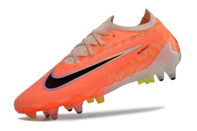 Nike Phantom GX Elite Link Pro SG Soft Ground Soccer Cleats - Pink/Black/Purple