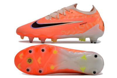 Nike Phantom GX Elite Link Pro SG Soft Ground Soccer Cleats - Pink/Black/Purple