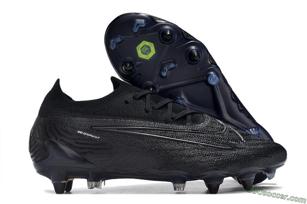 Nike Phantom GX Elite Link Pro SG Soft Ground Soccer Cleats - Black/Blue 1