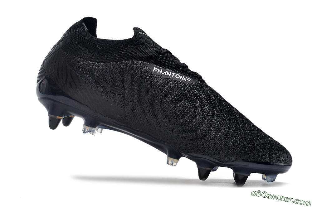Nike Phantom GX Elite Link Pro SG Soft Ground Soccer Cleats - Black/Blue 4