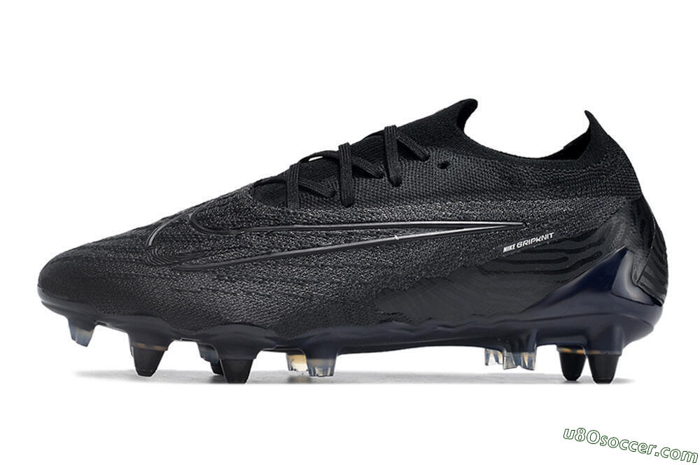 Nike Phantom GX Elite Link Pro SG Soft Ground Soccer Cleats - Black/Blue 2
