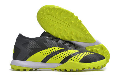 Adidas Predator Accuracy.3 TF Artificial Turf Soccer Shoes - Black/Green/White
