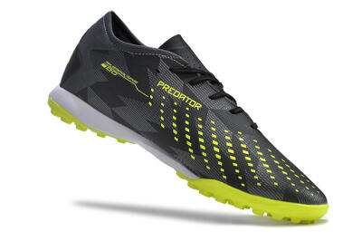 Adidas Predator Accuracy.3 TF Artificial Turf Soccer Shoes - Black/Green/White