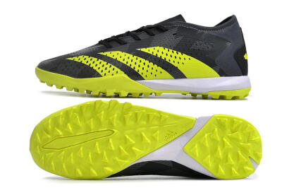 Adidas Predator Accuracy.3 TF Artificial Turf Soccer Shoes - Black/Green/White