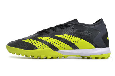 Adidas Predator Accuracy.3 TF Artificial Turf Soccer Shoes - Black/Green/White