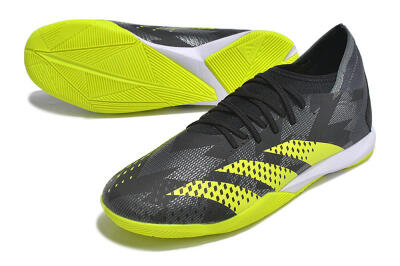 Adidas Predator Accuracy.3 IC Indoor & Futsal Soccer Shoes - Black/Green/White