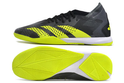 Adidas Predator Accuracy.3 IC Indoor & Futsal Soccer Shoes - Black/Green/White