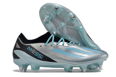 Adidas X Speedportal.1 SG Soft Ground Soccer Cleats - Silver/Black/Blue