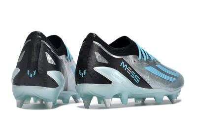 Adidas X Speedportal.1 SG Soft Ground Soccer Cleats - Silver/Black/Blue