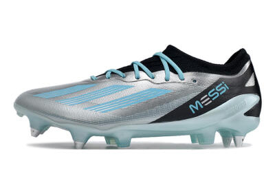 Adidas X Speedportal.1 SG Soft Ground Soccer Cleats - Silver/Black/Blue