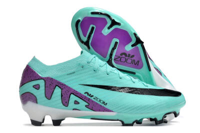 Nike Air Zoom Mercurial Vapor 15 Elite FG Firm Ground Soccer Cleats - Blue/Purple/Black