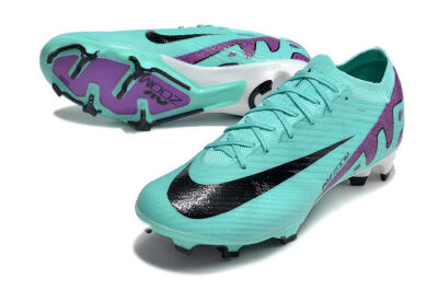 Nike Air Zoom Mercurial Vapor 15 Elite FG Firm Ground Soccer Cleats - Blue/Purple/Black