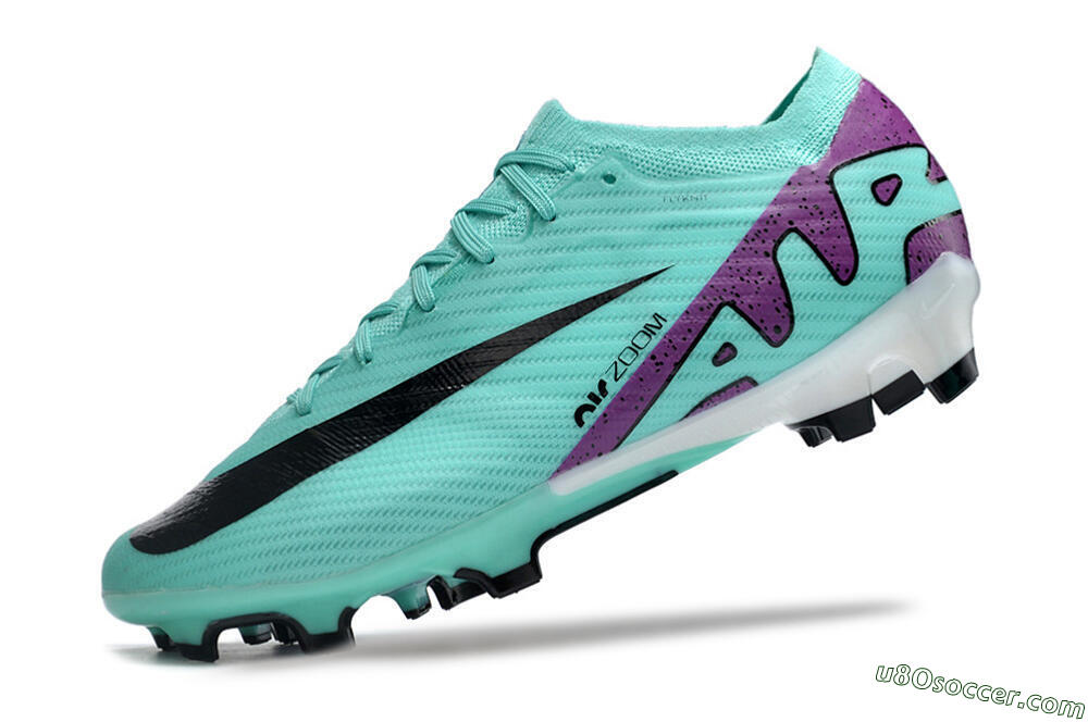 Nike Air Zoom Mercurial Vapor 15 Elite FG Firm Ground Soccer Cleats - Blue/Purple/Black 5