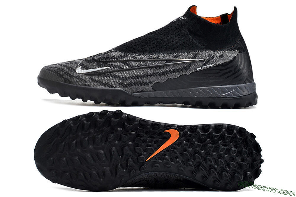Nike Phantom GX Elite DF Link TF Artificial Turf Soccer Shoes - Black/White 0