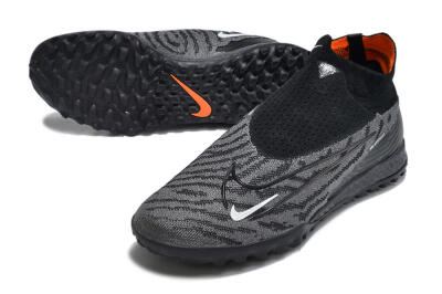 Nike Phantom GX Elite DF Link TF Artificial Turf Soccer Shoes - Black/White