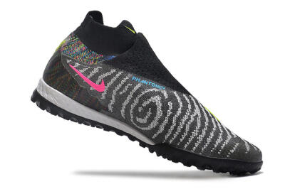 Nike Phantom GX Elite DF Link TF Artificial Turf Soccer Shoes - Grey/Rainbow