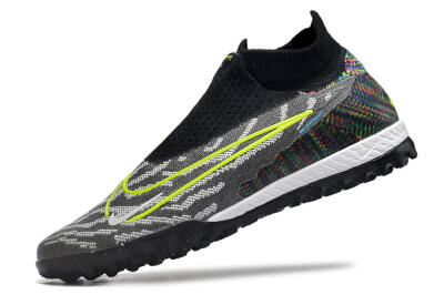 Nike Phantom GX Elite DF Link TF Artificial Turf Soccer Shoes - Grey/Rainbow