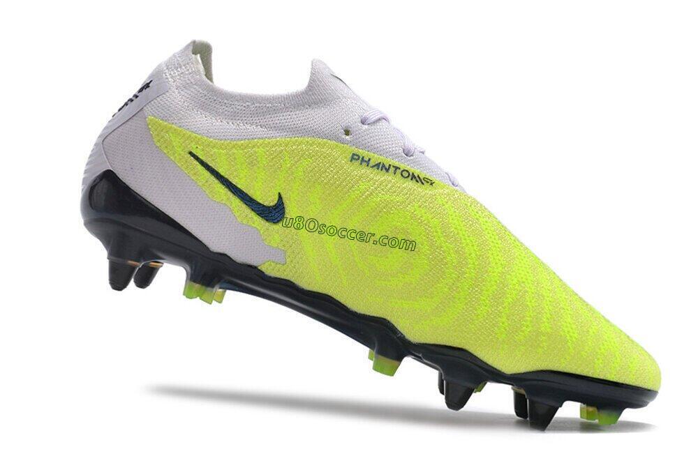 Nike Phantom GX Elite SG Soft Ground Soccer Cleats - Grey/Yellow/Black 4