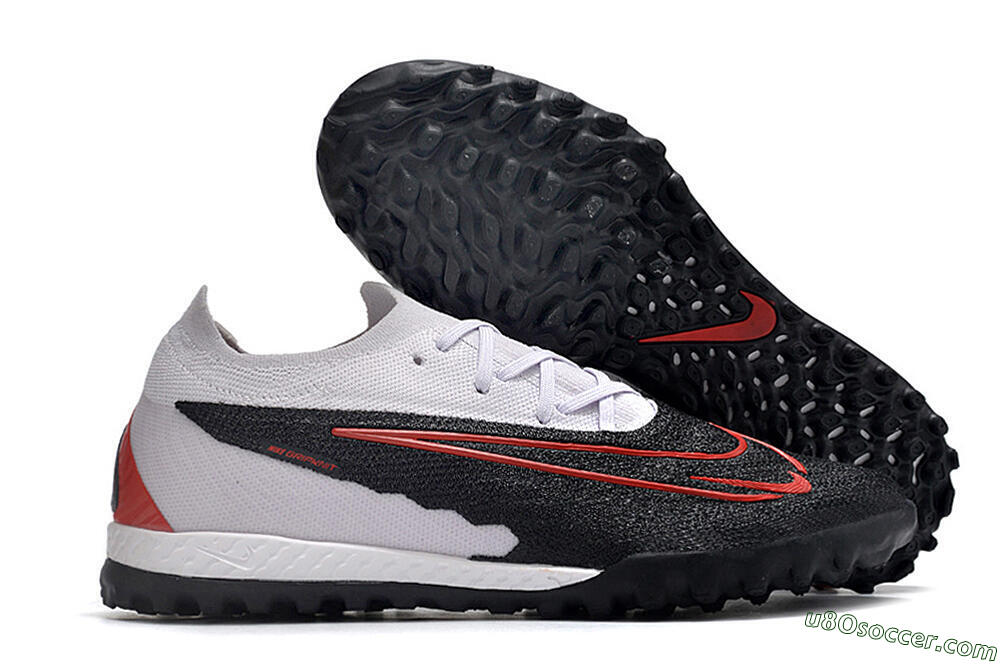 Nike Phantom GX Elite TF Artificial Turf Soccer Shoes - Black/White/Red 1