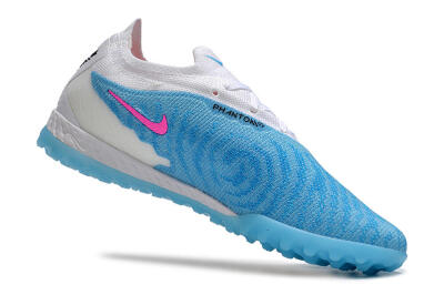 Nike Phantom GX Elite TF Artificial Turf Soccer Shoes - Blue/White/Pink