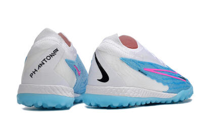 Nike Phantom GX Elite TF Artificial Turf Soccer Shoes - Blue/White/Pink