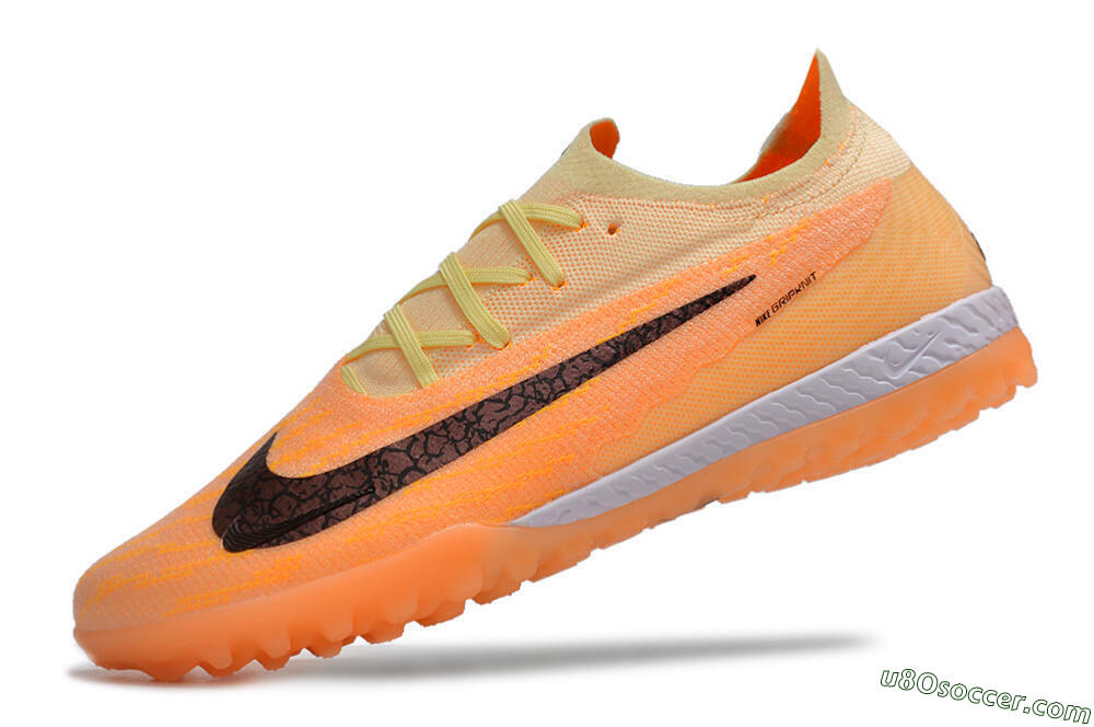 Nike Phantom GX Elite TF Artificial Turf Soccer Shoes - Orange/Pink/Black 5