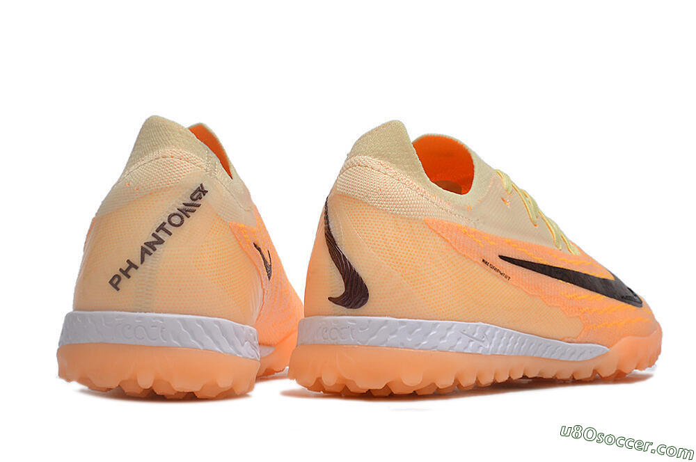 Nike Phantom GX Elite TF Artificial Turf Soccer Shoes - Orange/Pink/Black 6