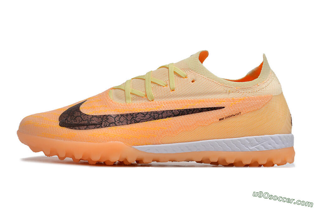 Nike Phantom GX Elite TF Artificial Turf Soccer Shoes - Orange/Pink/Black 2