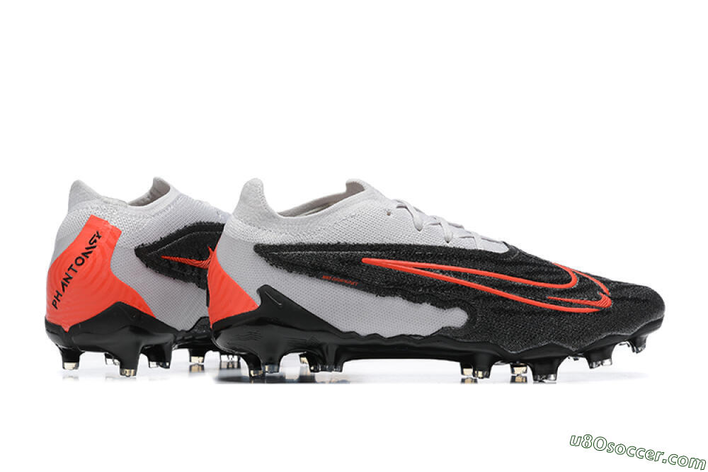 Nike Phantom GX Elite FG Firm Ground Soccer Cleats - Black/White/Red 9