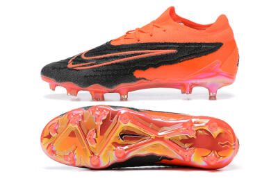 Nike Phantom GX Elite FG Firm Ground Soccer Cleats - Orange/Black/Grey