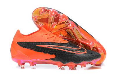 Nike Phantom GX Elite FG Firm Ground Soccer Cleats - Orange/Black/Grey