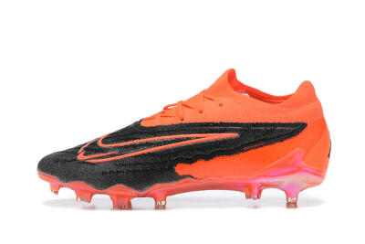 Nike Phantom GX Elite FG Firm Ground Soccer Cleats - Orange/Black/Grey
