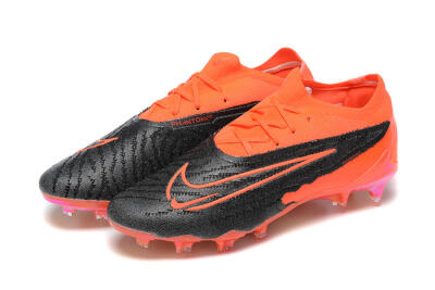 Nike Phantom GX Elite FG Firm Ground Soccer Cleats - Orange/Black/Grey