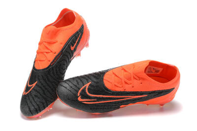 Nike Phantom GX Elite FG Firm Ground Soccer Cleats - Orange/Black/Grey