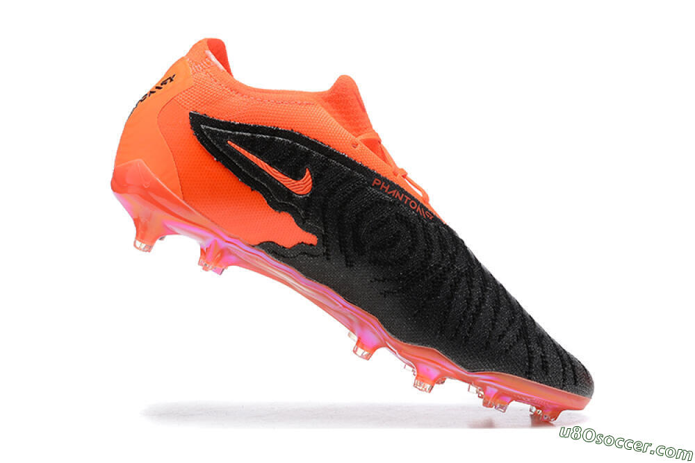 Nike Phantom GX Elite FG Firm Ground Soccer Cleats - Orange/Black/Grey 7
