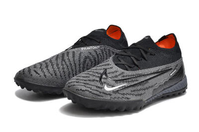 Nike Phantom GX Elite TF Artificial Turf Soccer Shoes - Black/Grey/White