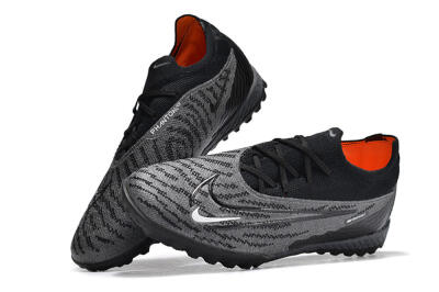 Nike Phantom GX Elite TF Artificial Turf Soccer Shoes - Black/Grey/White