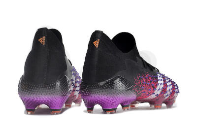 Adidas Predator Freak.1 FG Firm Ground Soccer Cleats - Black/Pink/Purple