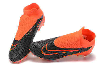Nike Phantom GX Elite FG Firm Ground Soccer Cleats - Orange/Black/Grey