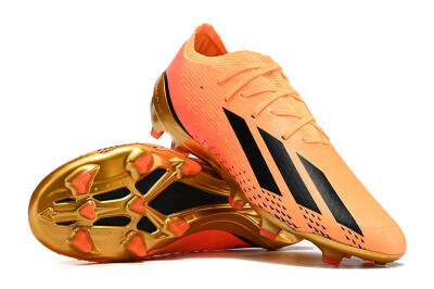 Adidas X Speedportal .1 2022 World Cup Boots FG Firm Ground Soccer Cleats - Orange/Black/Gold