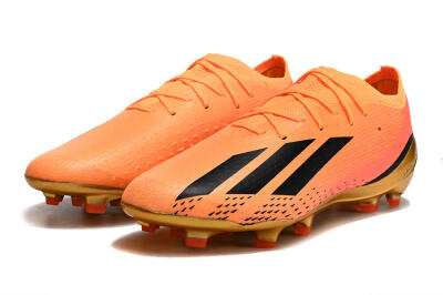 Adidas X Speedportal .1 2022 World Cup Boots FG Firm Ground Soccer Cleats - Orange/Black/Gold