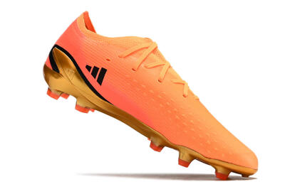 Adidas X Speedportal .1 2022 World Cup Boots FG Firm Ground Soccer Cleats - Orange/Black/Gold