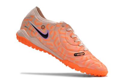 Nike Tiempo Legend 10 Elite TF Artificial Turf Soccer Shoes - Orange/White/Black