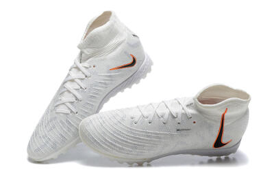 Nike Phantom GX DF Elite TF Artificial Turf Soccer Shoes - White/Black/Orange