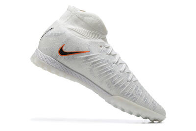 Nike Phantom GX DF Elite TF Artificial Turf Soccer Shoes - White/Black/Orange