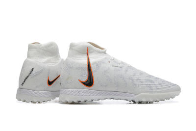 Nike Phantom GX DF Elite TF Artificial Turf Soccer Shoes - White/Black/Orange