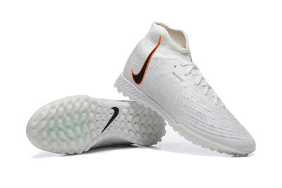 Nike Phantom GX DF Elite TF Artificial Turf Soccer Shoes - White/Black/Orange